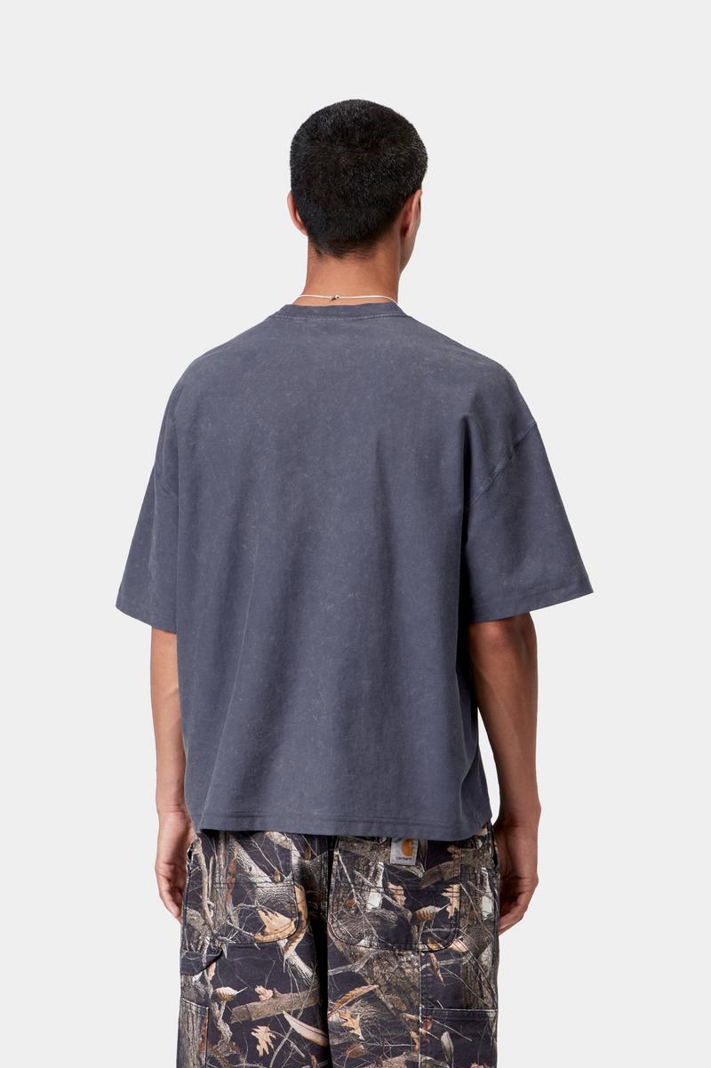 Carhartt S/S Lambert T-Shirt - Dunkles Marineblau, Mondwaschung