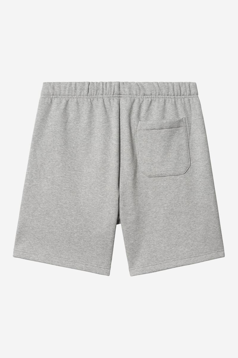 Carhartt Chase Sweat Short - Grau meliert / Gold
