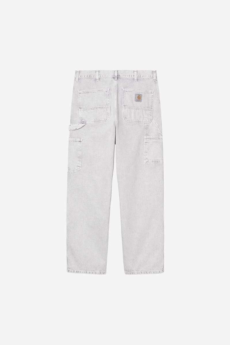 Carhartt Double Knee Pant - Schwarz, Kreidewaschung