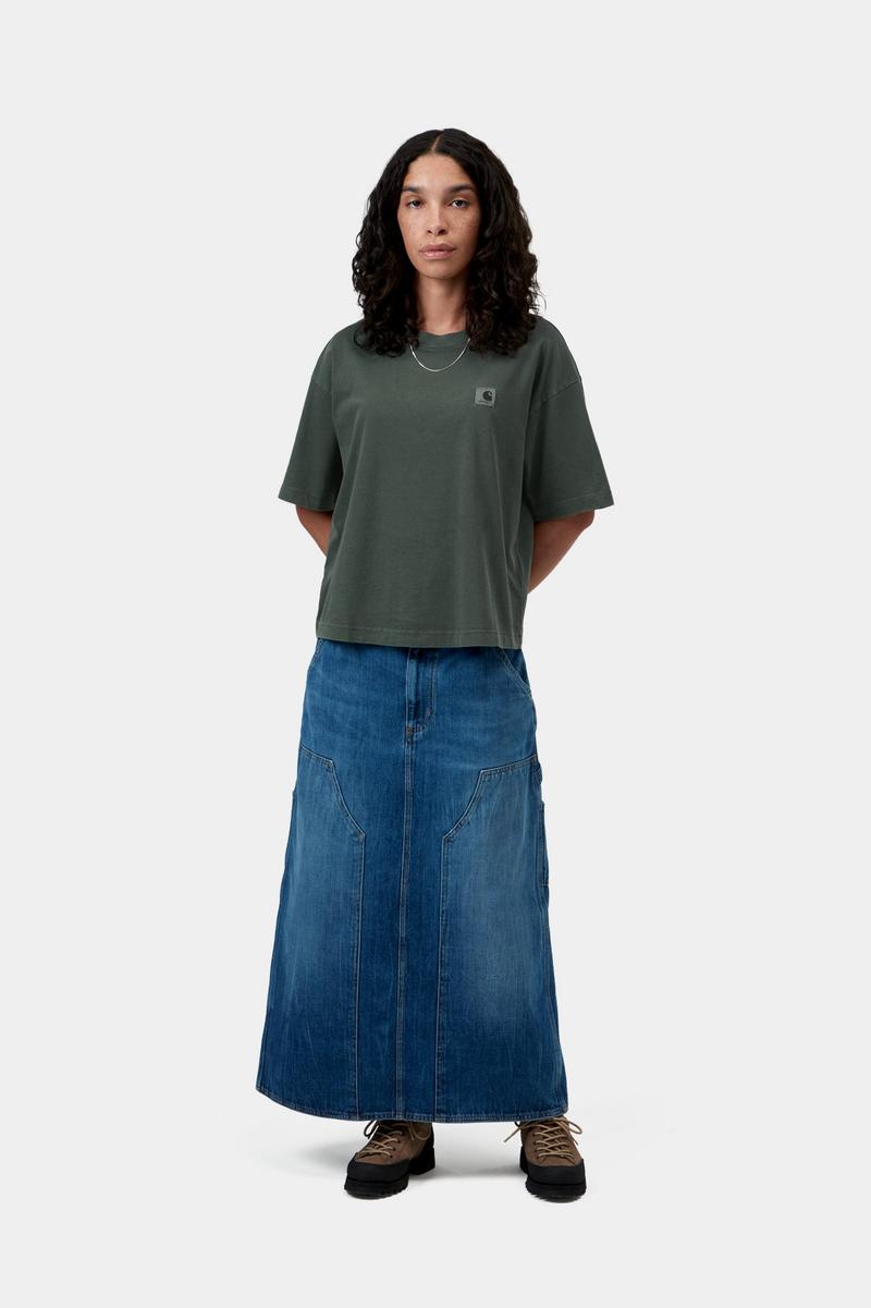 Carhartt S/S Nelson T-Shirt - Dunkler Skarabäus, stückgefärbt