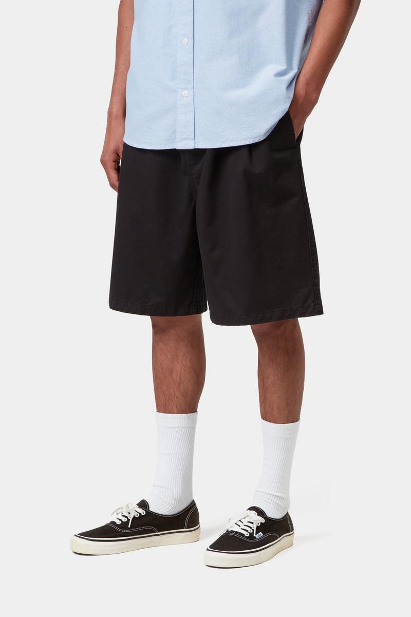 Carhartt Marv Short - Schwarz, Stonewashed