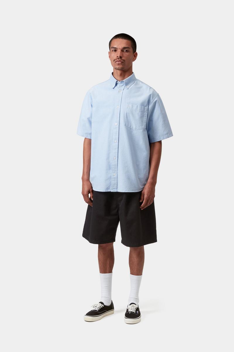 Carhartt Marv Short - Schwarz, Stonewashed