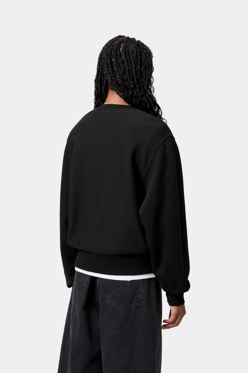 Carhartt American Script Sweatshirt - Schwarz