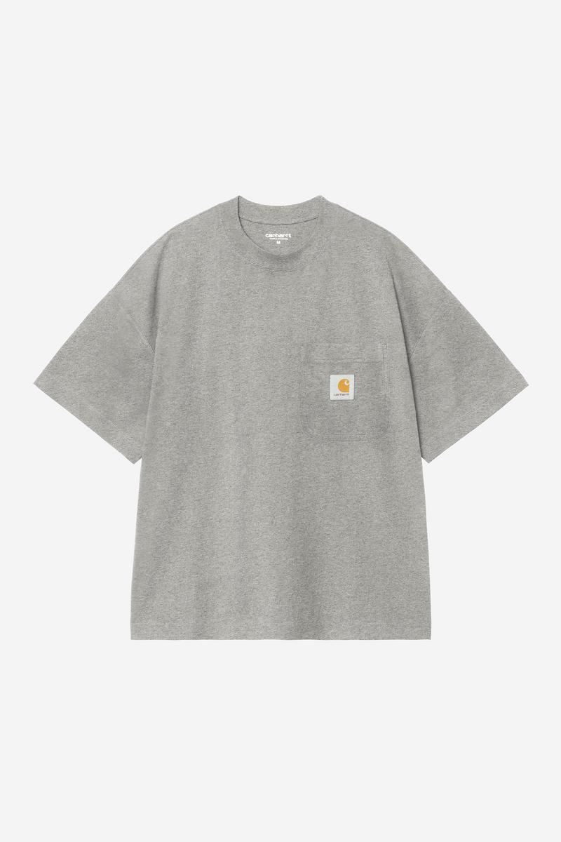 Carhartt S/S Work Pocket T-Shirt - Graues Heidekraut
