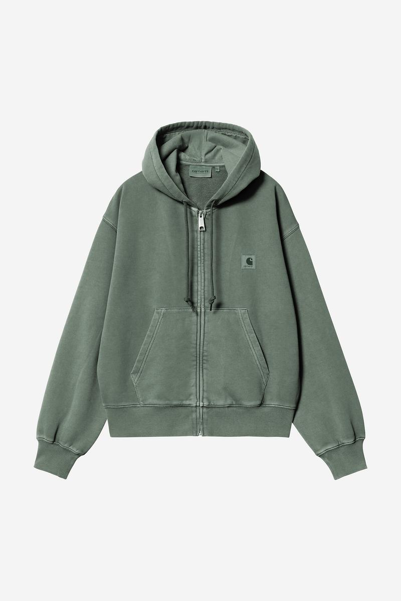 Carhartt Hooded Nelson Jacket - Dunkler Skarabäus, stückgefärbt
