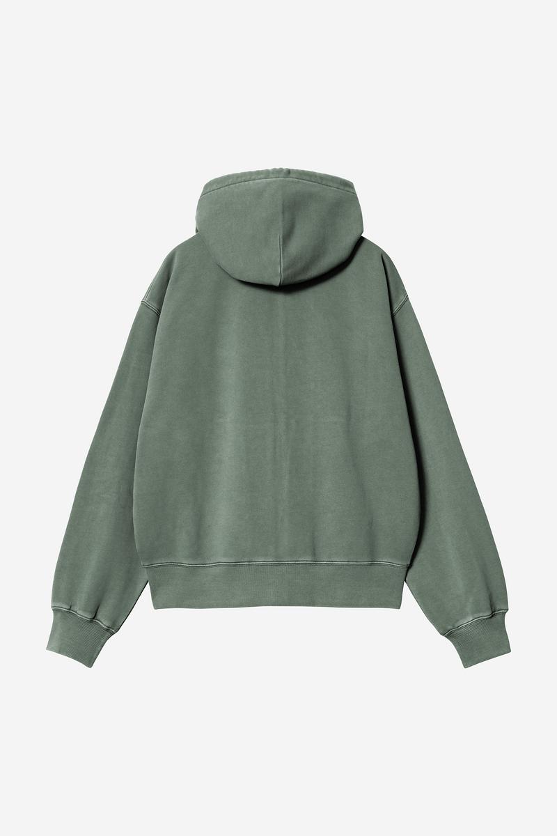 Carhartt Hooded Nelson Jacket - Dunkler Skarabäus, stückgefärbt