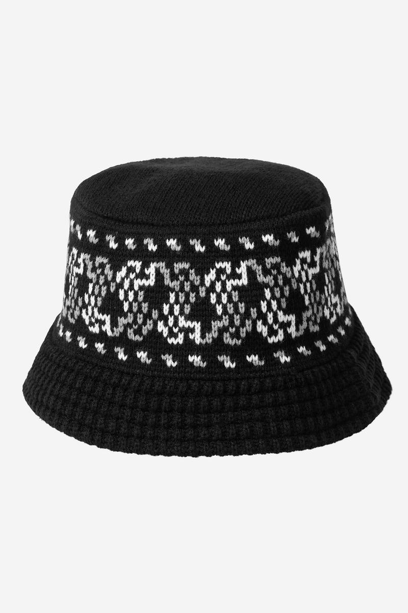 Carhartt Bricky Man Knitted Bucket Hat - Schwarz