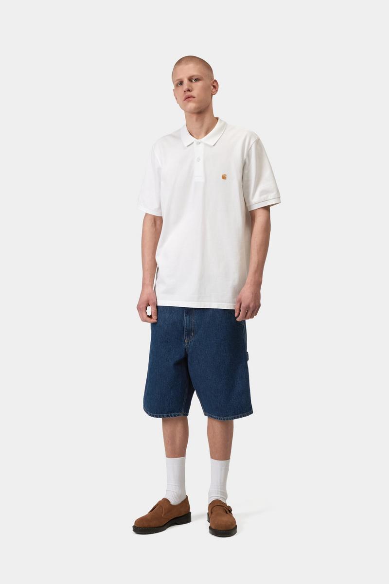 Carhartt Single Knee Short - Blau, Stonewashed