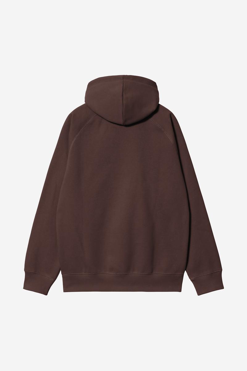 Carhartt Hooded Chase Sweatshirt - Palisander / Gold