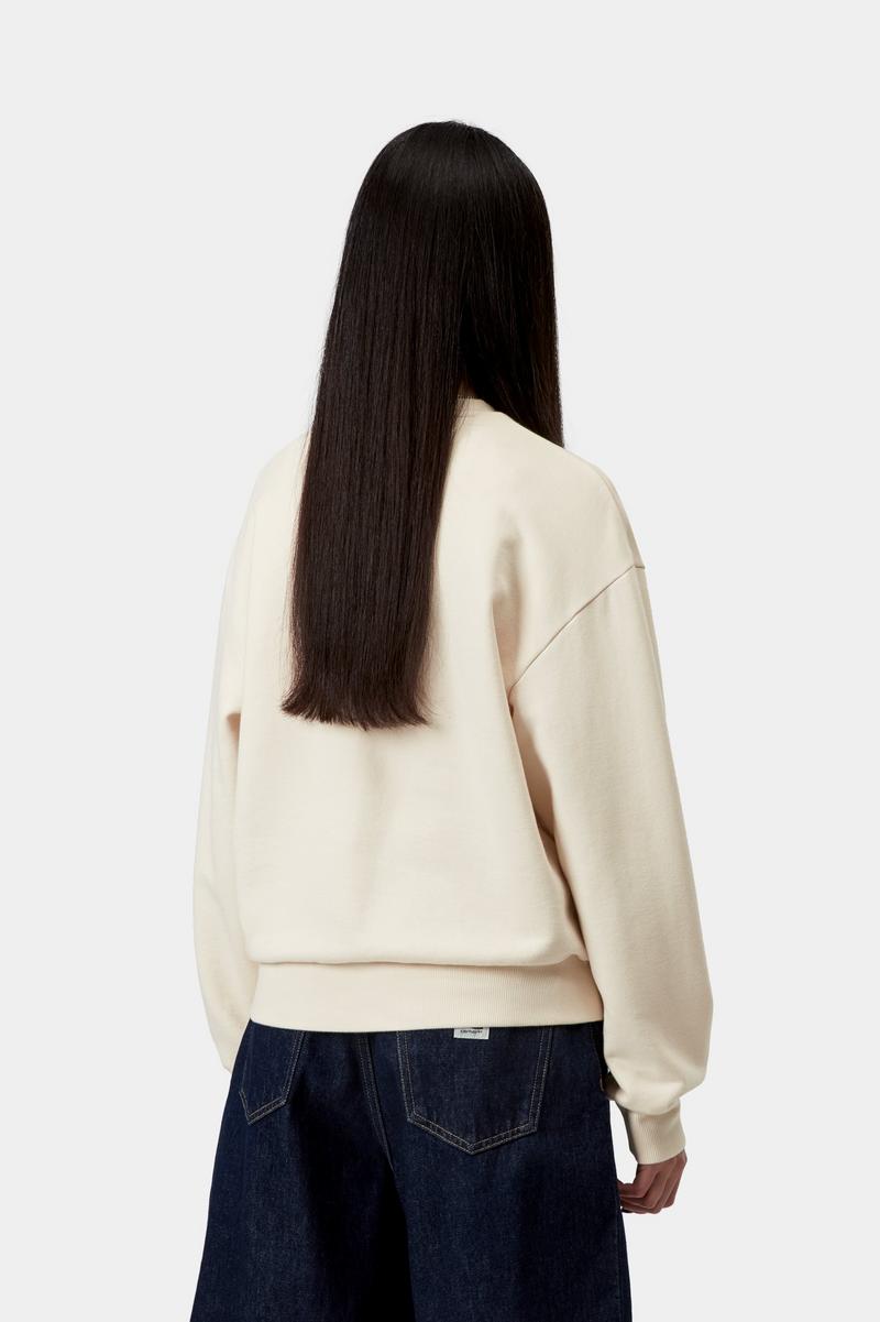 Carhartt Casey Sweatshirt - Natur / Silber