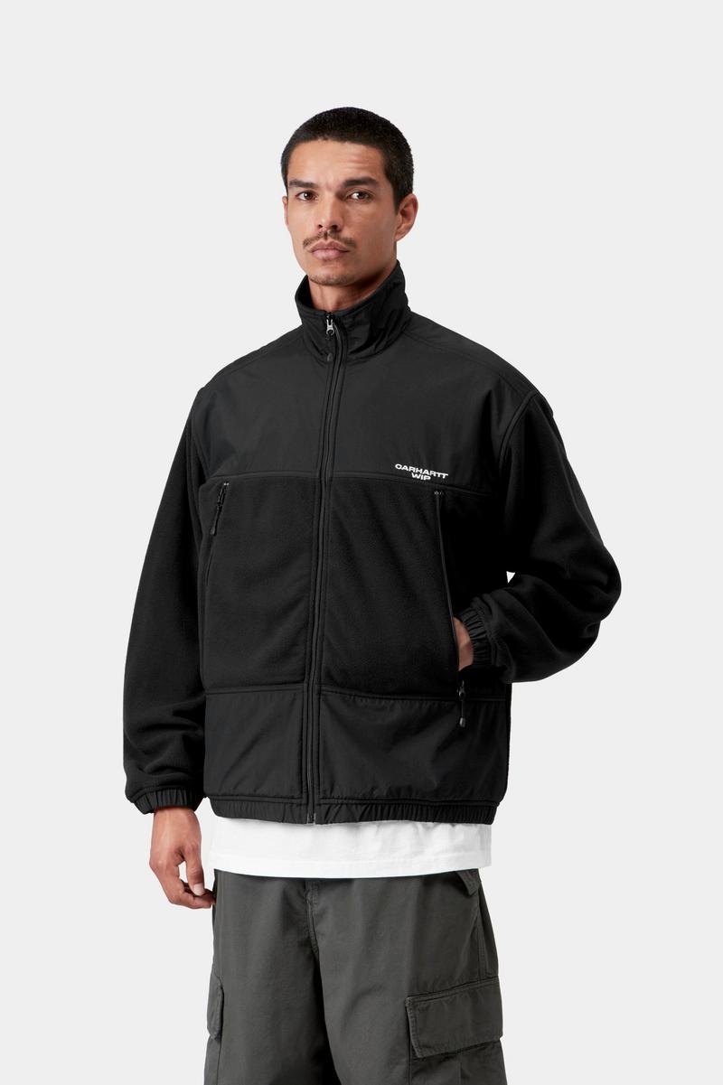 Carhartt Edmore Sweat Jacket - Schwarz / Weiß
