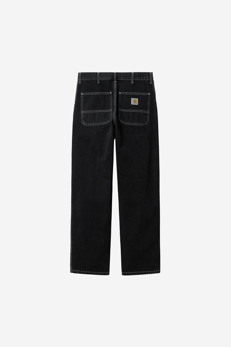 Carhartt Simple Pant - Schwarz, schwere Steinwäsche