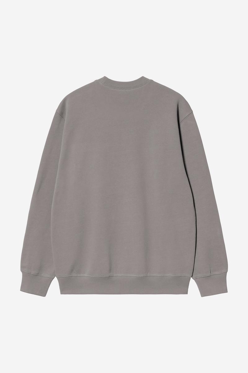 Carhartt Sweatshirt - Schattiges Grau / Dunkles Marineblau