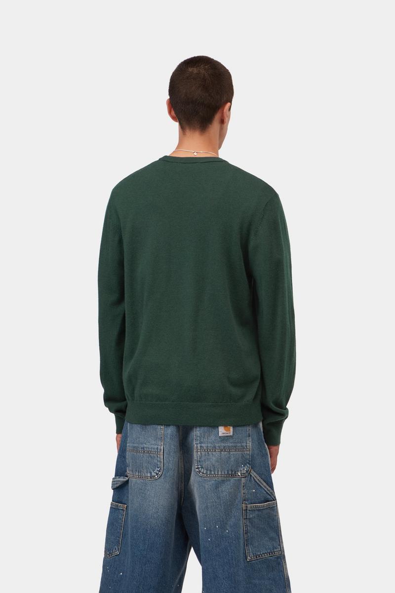 Carhartt Madison Sweater - Dunkler Skarabäus / Wachs
