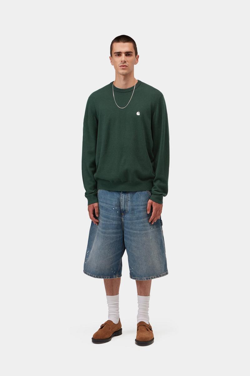 Carhartt Madison Sweater - Dunkler Skarabäus / Wachs