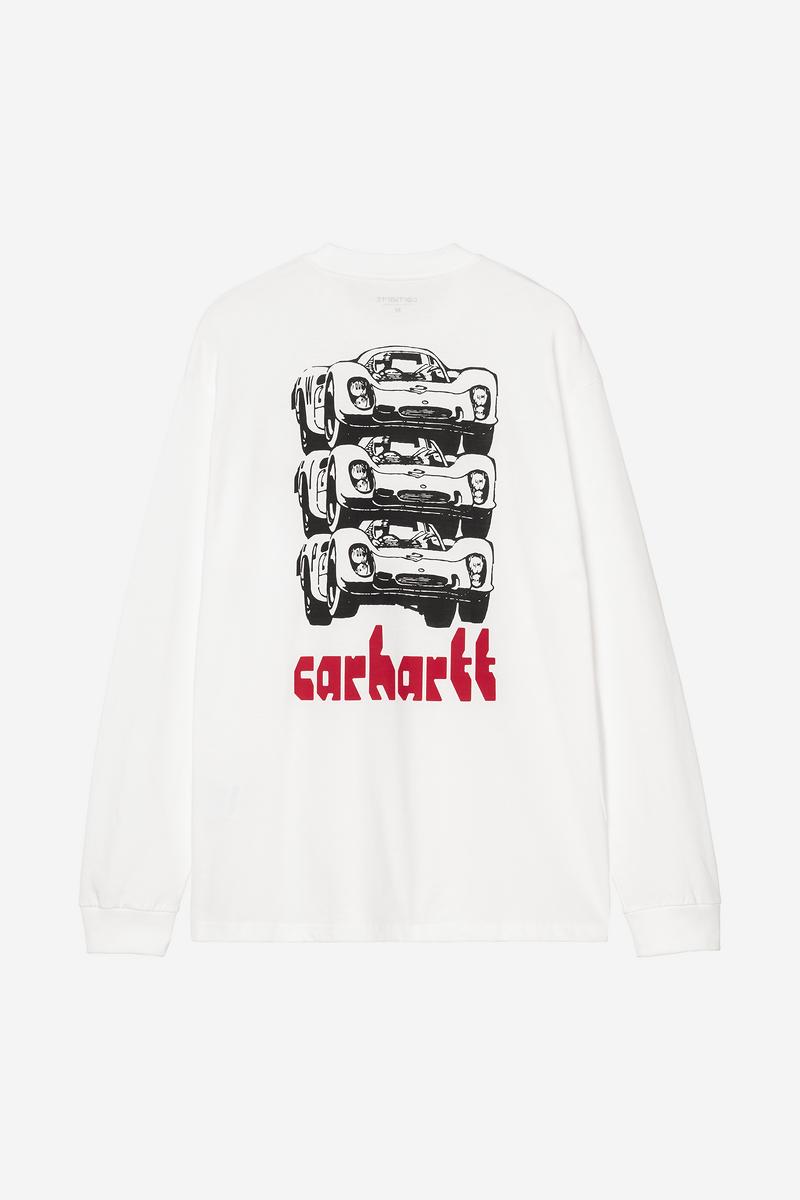 Carhartt L/S Framework T-Shirt - Weiß