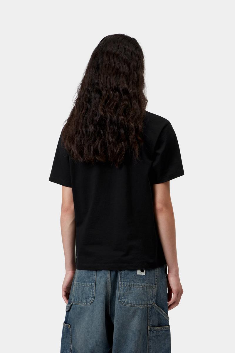Carhartt S/S Pocket Small Heart T-Shirt - Schwarz / Schwarz