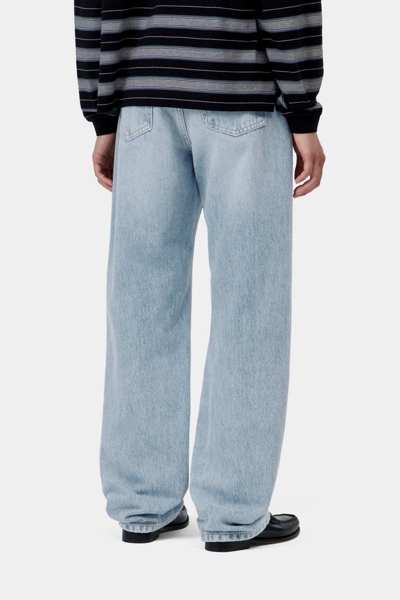 Carhartt Noxon Pant - Blau, stark abgenutzt, gebleicht