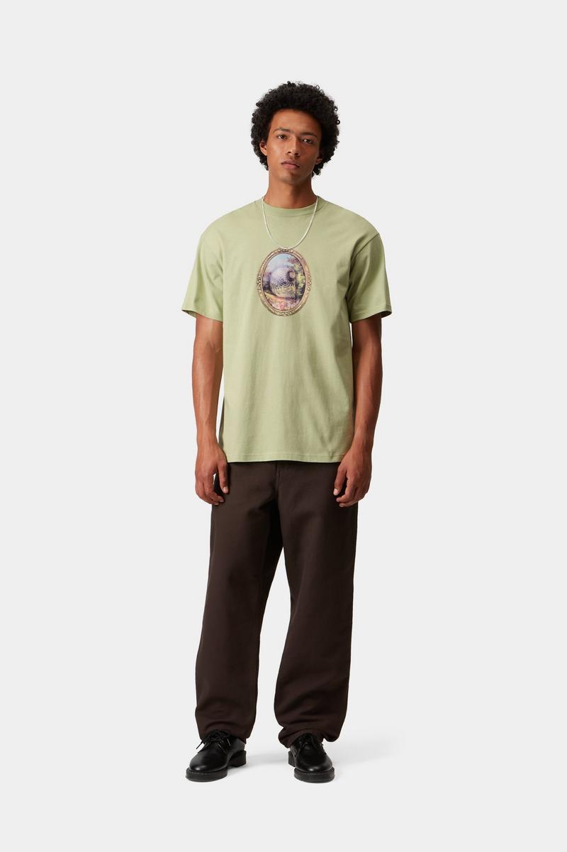 Carhartt S/S Mirror T-Shirt - Helles Oliv