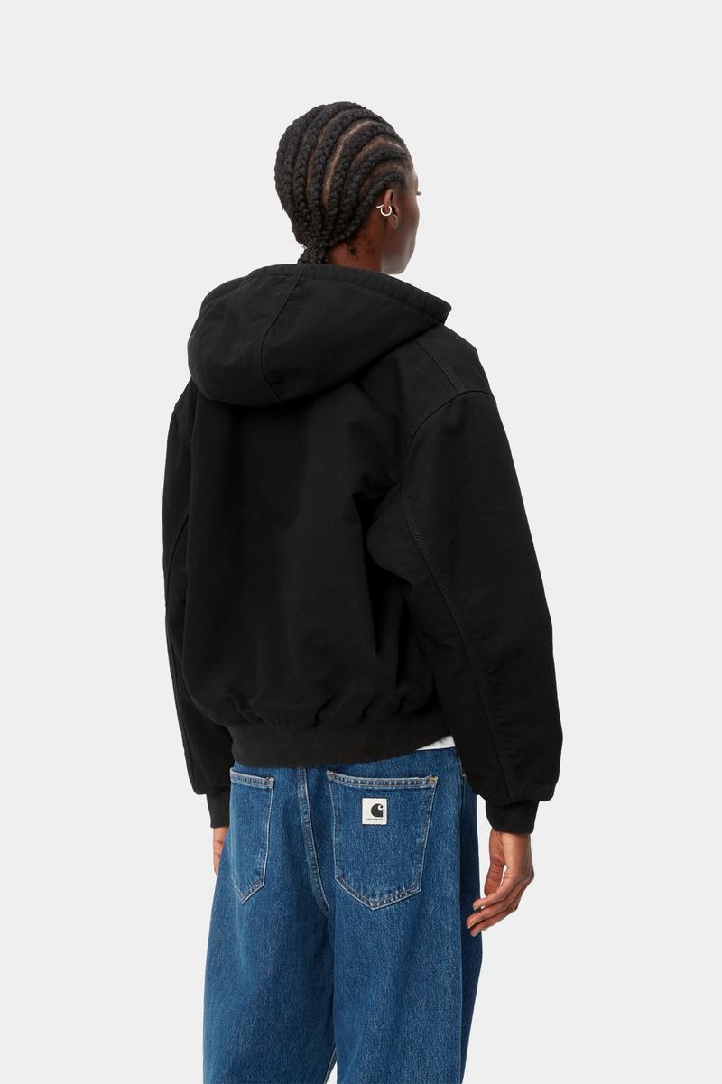 Carhartt OG Active Jacket (Winter) - Schwarz, gespült