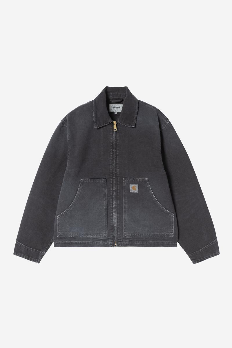 Carhartt OG Arcan Jacket - Schwarz / Schwarz, Destroy-Waschung