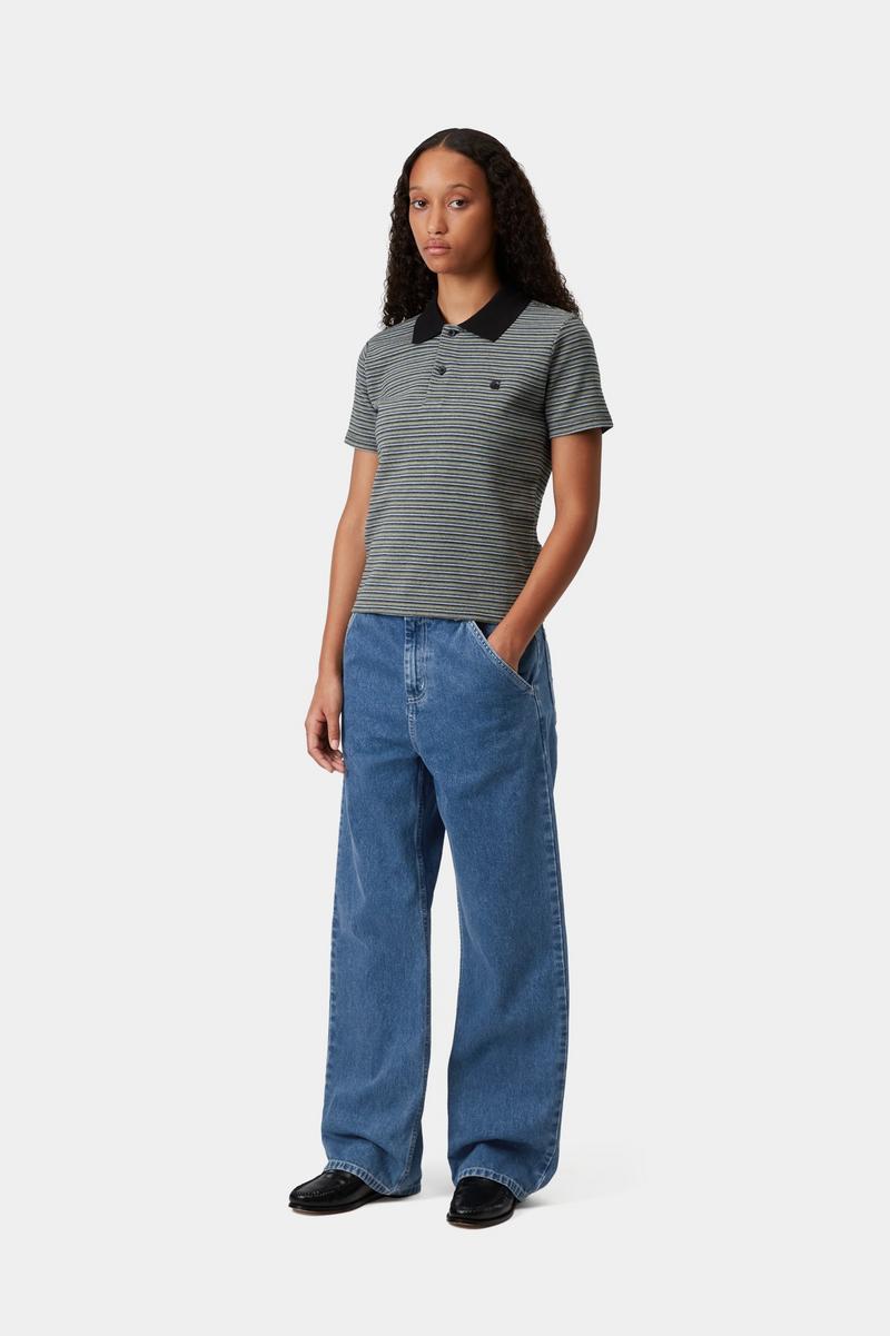 Carhartt Simple Pant - Blau, Stonewashed