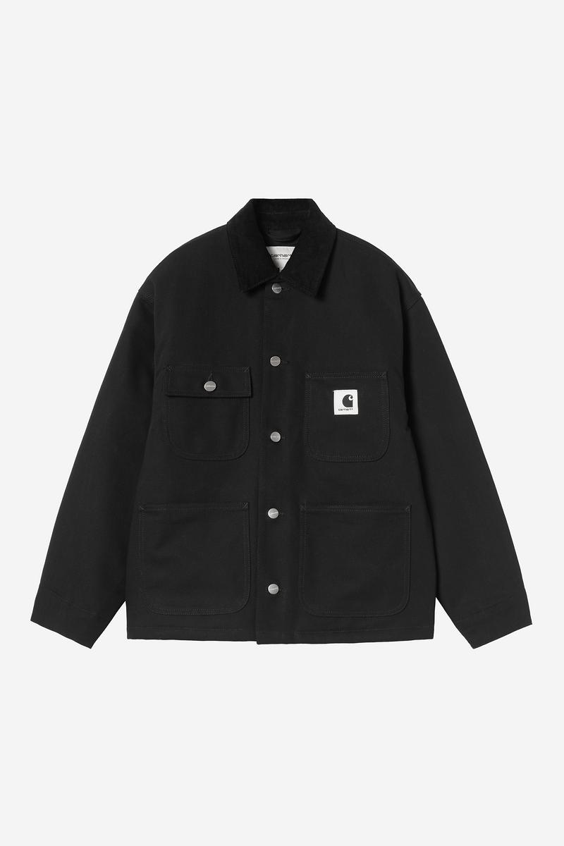 Carhartt OG Michigan Coat - Schwarz / Schwarz, starr