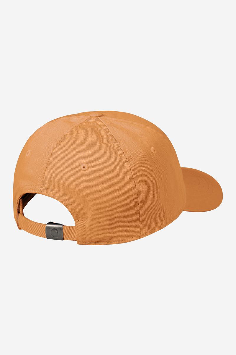 Carhartt Madison Logo Cap - Sanftes Orange / Weiß