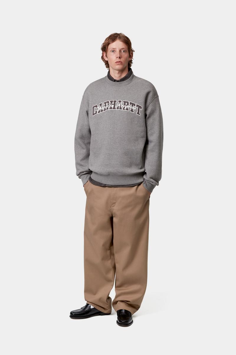 Carhartt Big School Sweatshirt - Dunkelgraues Heidekraut