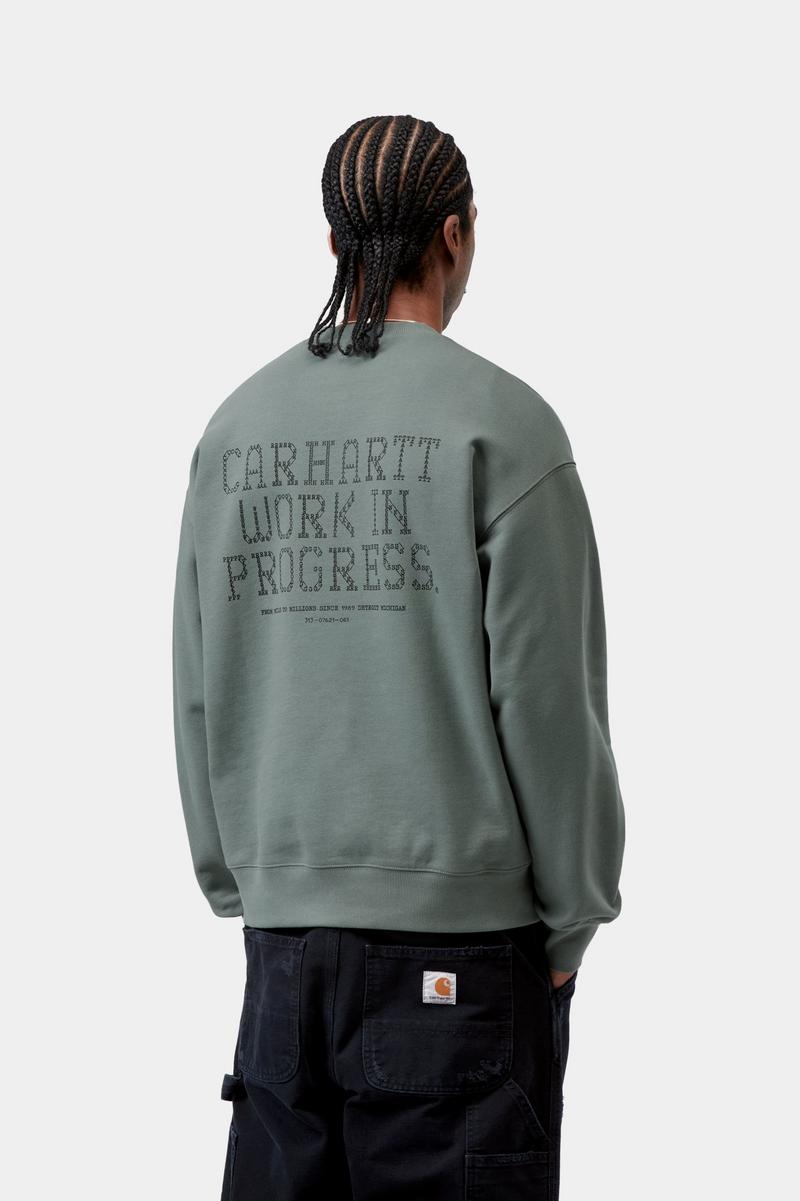 Carhartt Punched Sweatshirt - Samtgrün