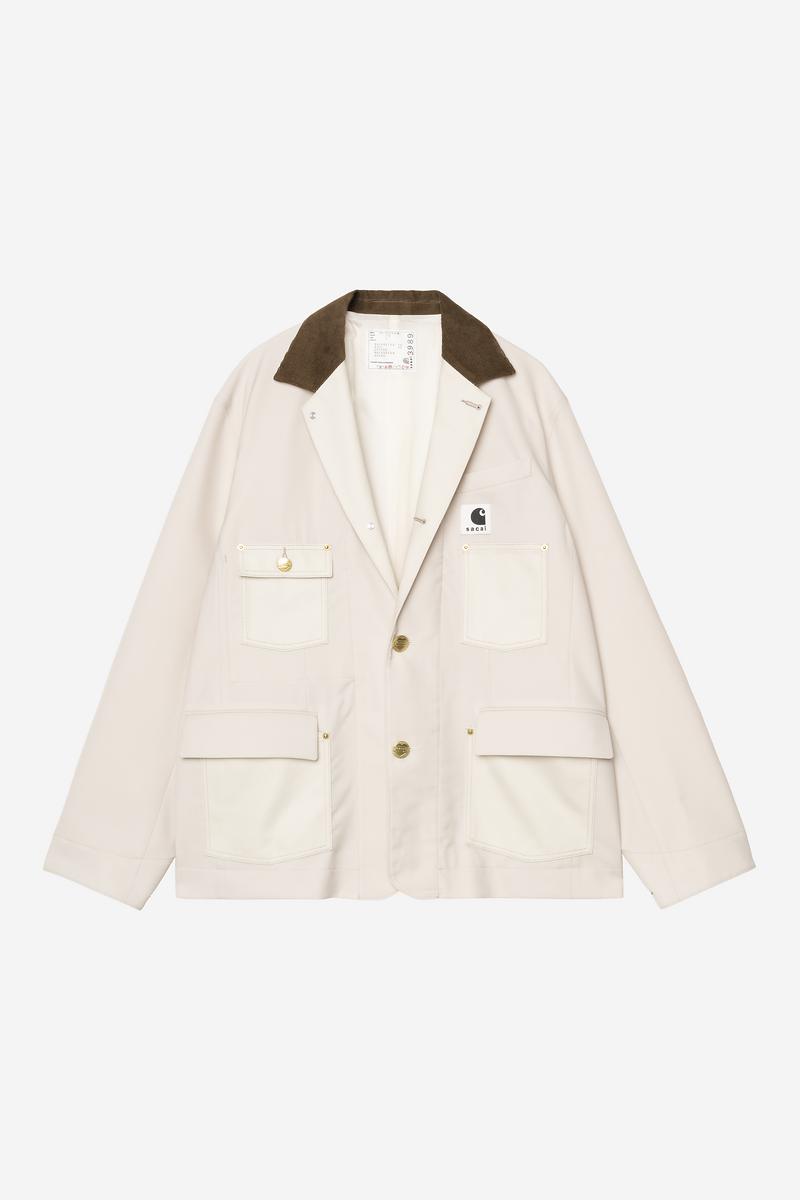 Carhartt sacai x WIP Suiting x Duck Jacket - Sacai-Elfenbein