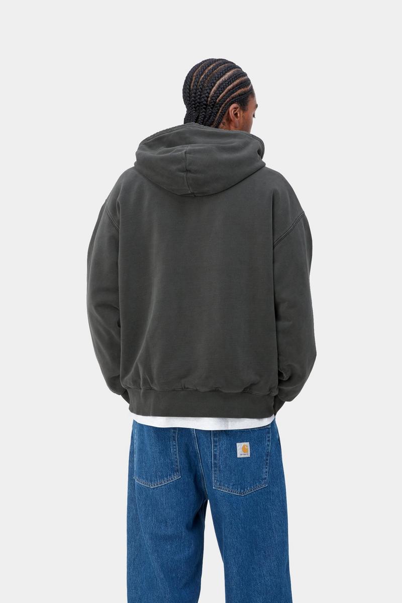 Carhartt Hooded Vista Jacket - Schwarz, stückgefärbt