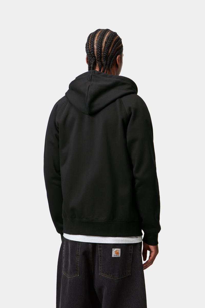 Carhartt Hooded Chase Jacket - Schwarz / Gold