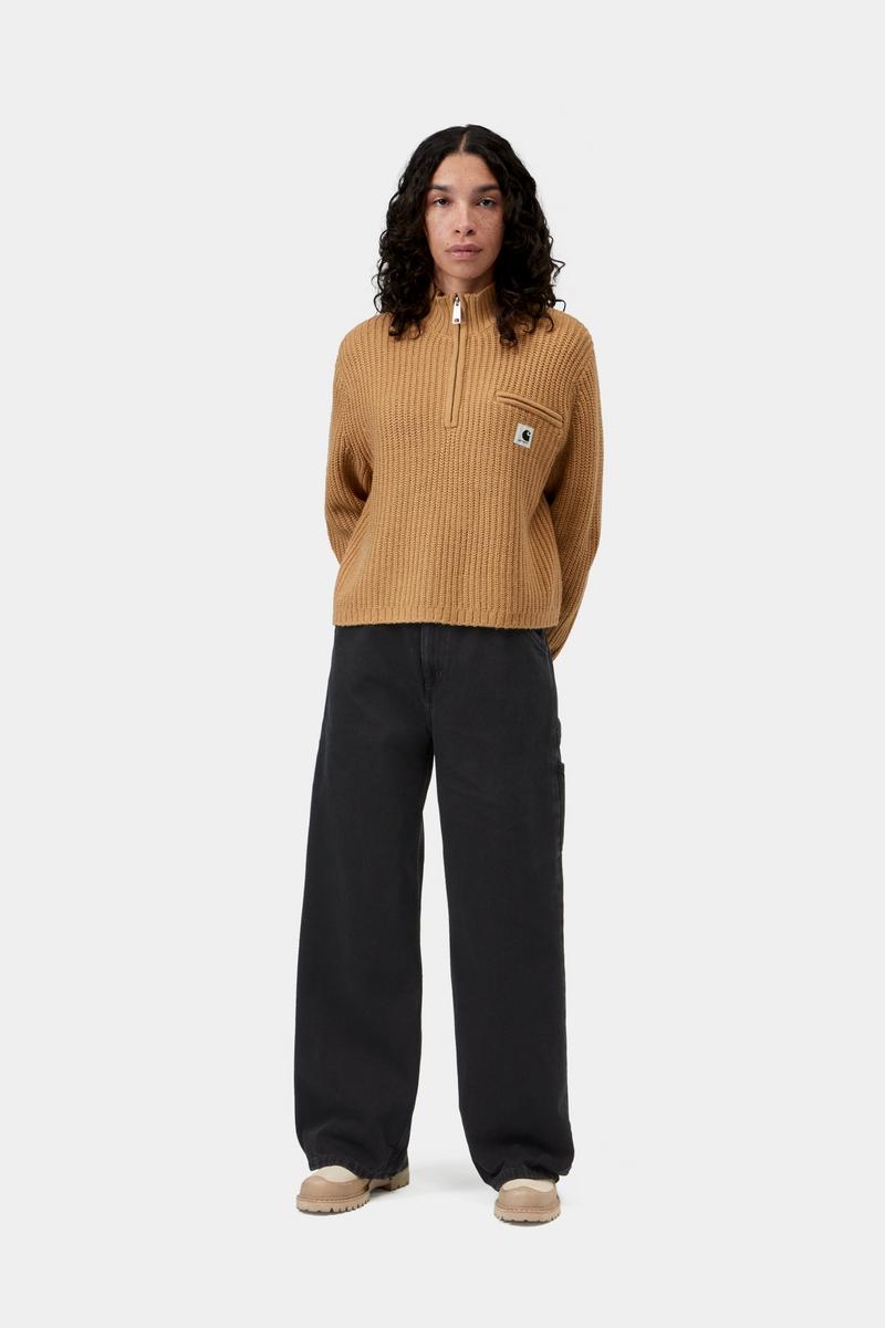 Carhartt Detroit Half Zip Sweater - WIP Dusty H