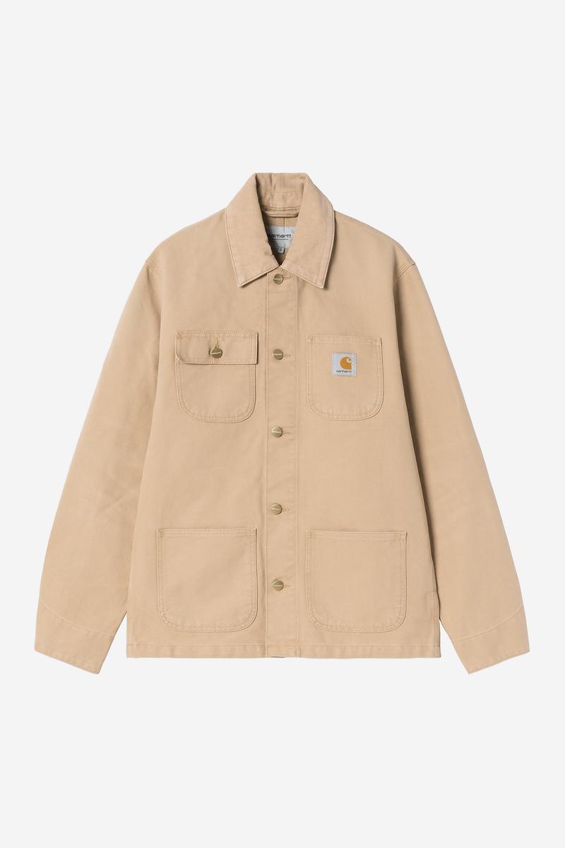 Carhartt Michigan Coat - Dusty H Brown / Dusty H Brown, Steinleinwand