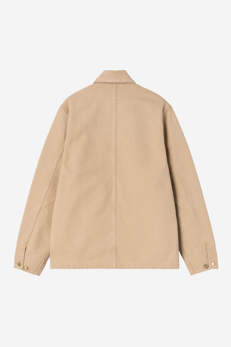 Carhartt Michigan Coat - Dusty H Brown / Dusty H Brown, Steinleinwand