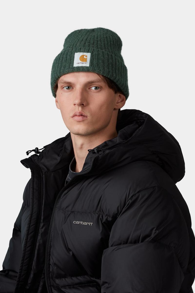 Carhartt Anglistic Beanie - Gesprenkelter dunkler Skarabäus
