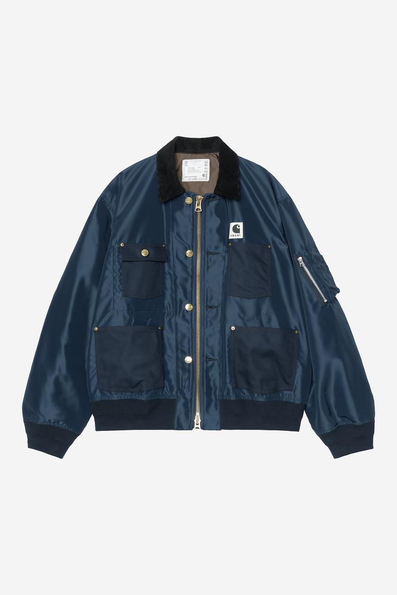 Carhartt sacai x WIP Nylon Twill Duck Blouson - Sacai-Blau