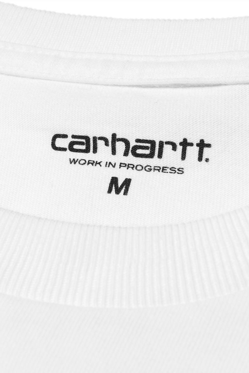 Carhartt L/S Chase T-Shirt - Weiß / Gold