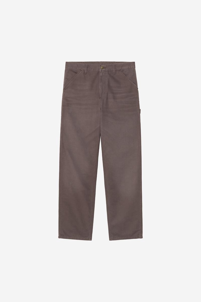 Carhartt Single Knee Pant - Schiefer, Steinleinwand