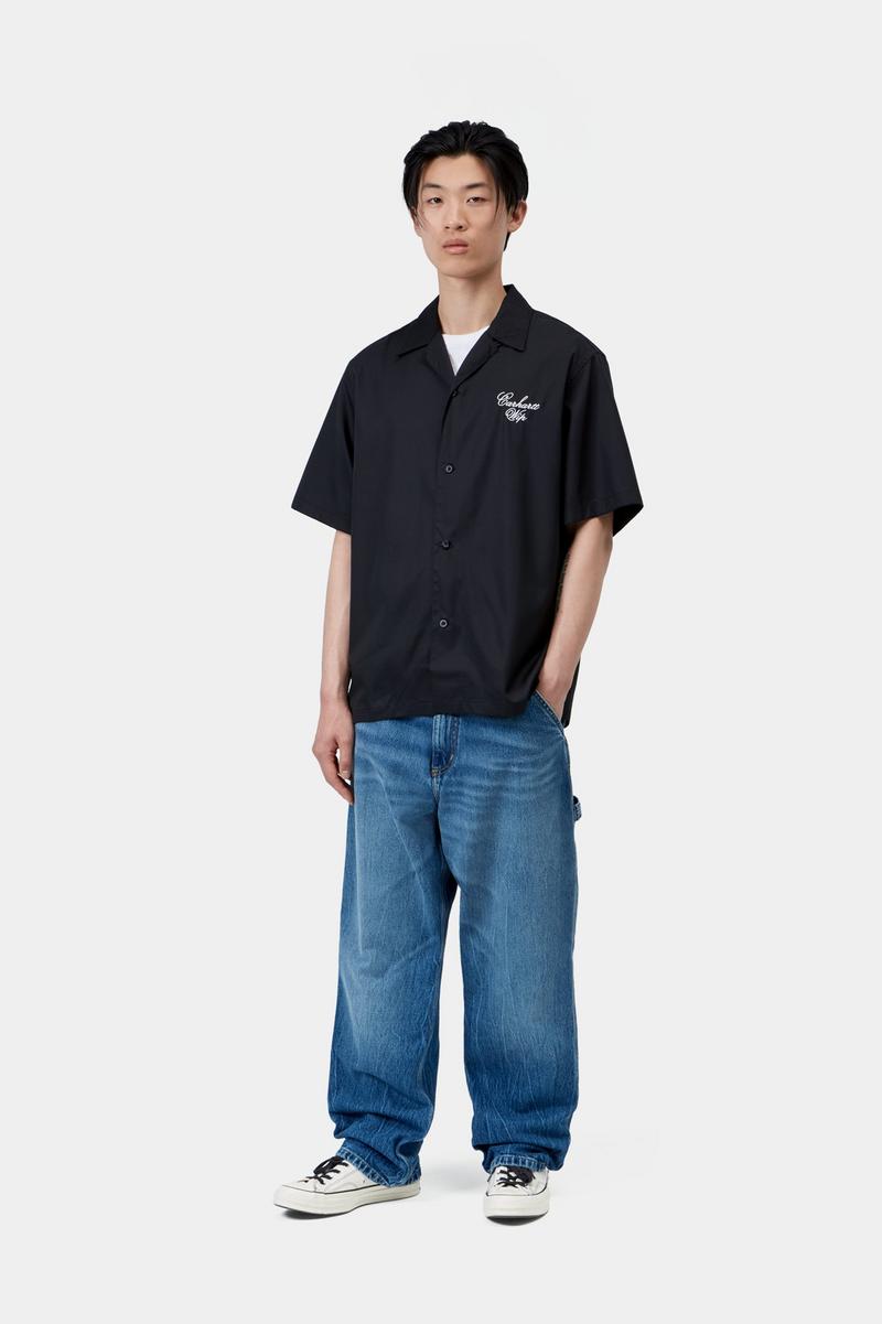 Carhartt S/S Travon Shirt - Schwarz / Wachs