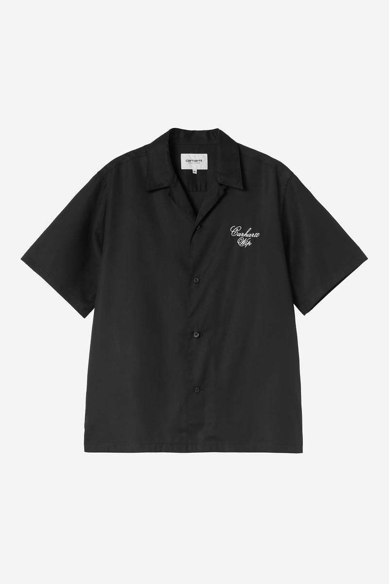Carhartt S/S Travon Shirt - Schwarz / Wachs