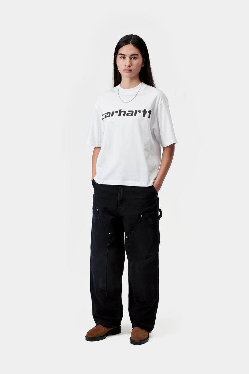 Carhartt S/S Archive Script T-Shirt - Weiß