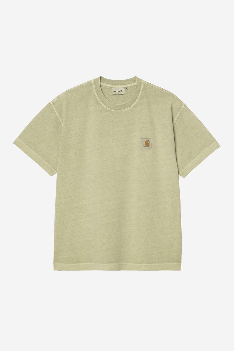 Carhartt S/S Nelson T-Shirt - Sanftes Grün, stückgefärbt