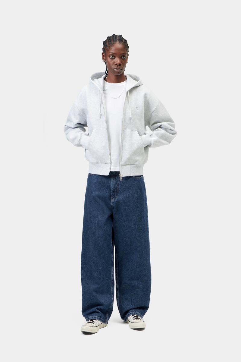 Carhartt Brandon Pant - Blau, Stonewashed