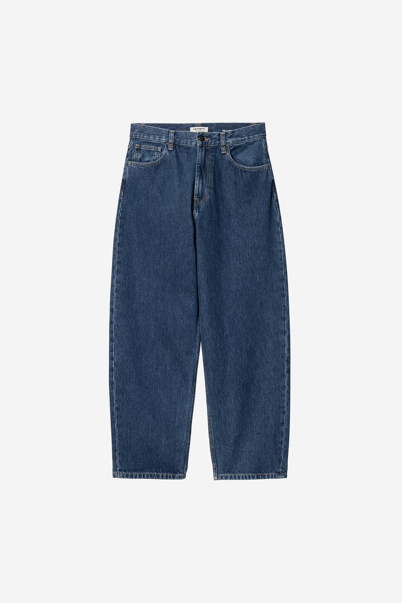 Carhartt Brandon Pant - Blau, Stonewashed