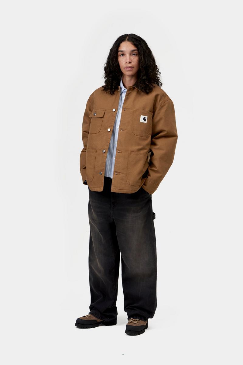Carhartt OG Michigan Coat - WIP H Braun / Tabak, gespült