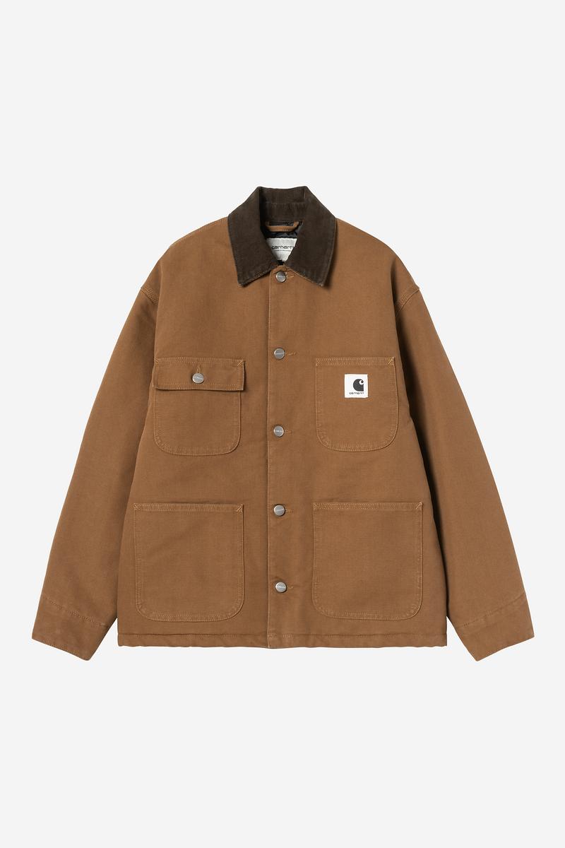 Carhartt OG Michigan Coat - WIP H Braun / Tabak, gespült
