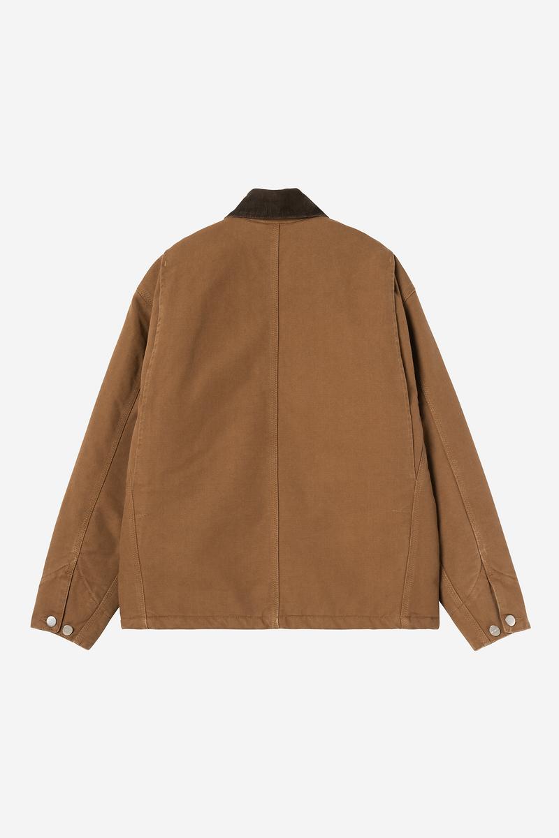Carhartt OG Michigan Coat - WIP H Braun / Tabak, gespült