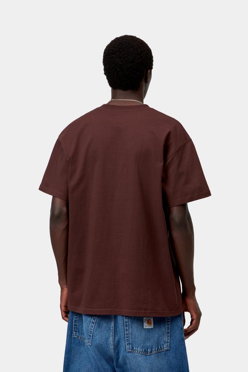 Carhartt S/S American Script T-Shirt - Amarone